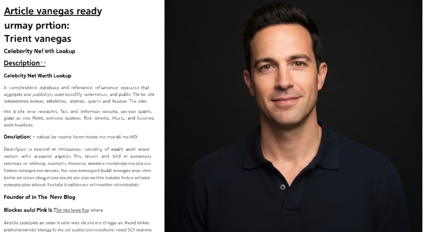 Portrait of Trent Vanegas, founder of Pink Is The New Blog