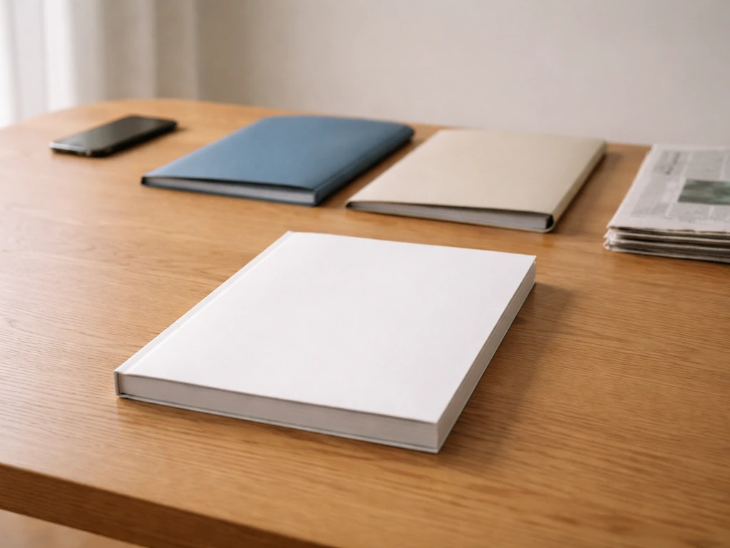 Minimal desk scene with two folders and a smartphone beside newspapers, symbolizing comparing reliable public sources